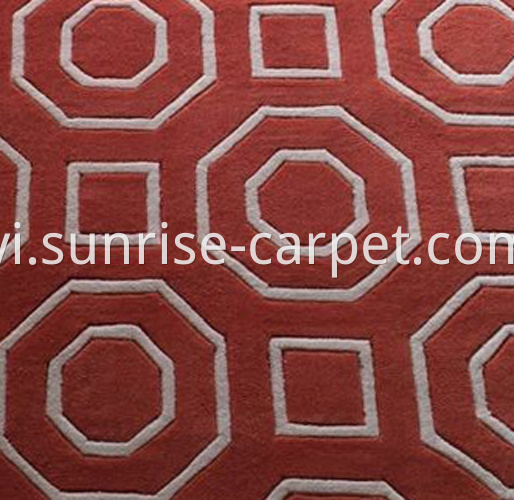 hand tufted carpet with design 2